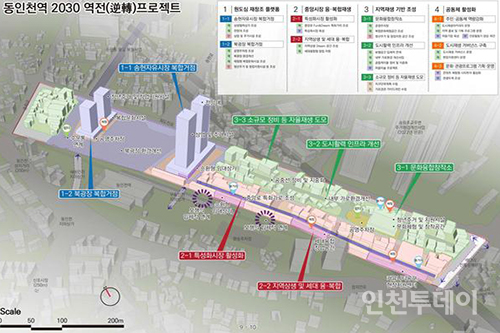 '동인천역 2030 역전프로젝트' 조감도(사진제공ㆍ인천시)