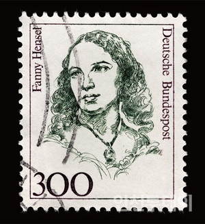 파니 멘델스존 우표.
