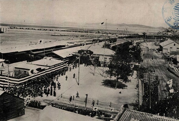 1907년 인천역 사진.