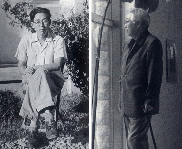 석남 이경성 선생의 인천박물관장 시절(왼쪽)과 노년기 모습.