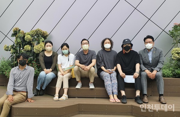 지난 13일 강남규 인천 서구의회 의원이 지역 청년 예술인들과 간담회를 진행했다.(사진제공 강남규 의원)