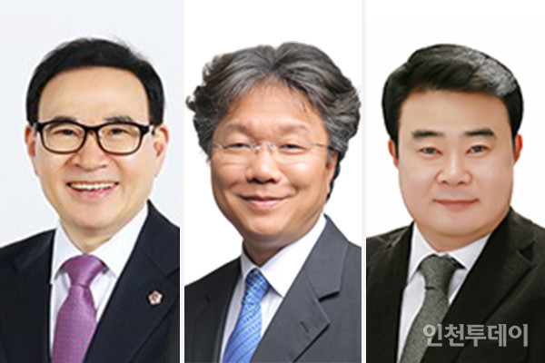 왼쪽부터 인천시의회 이용범, 손민호, 박성민 의원.