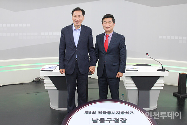 더불어민주당 이병래 남동구청장 후보(왼쪽)과 국민의힘 박종효 남동구청장 후보(오른쪽).