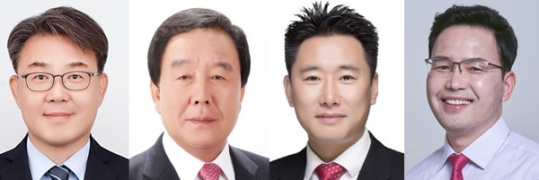 왼쪽부터 이수현, 배상록, 김재원, 박경수.