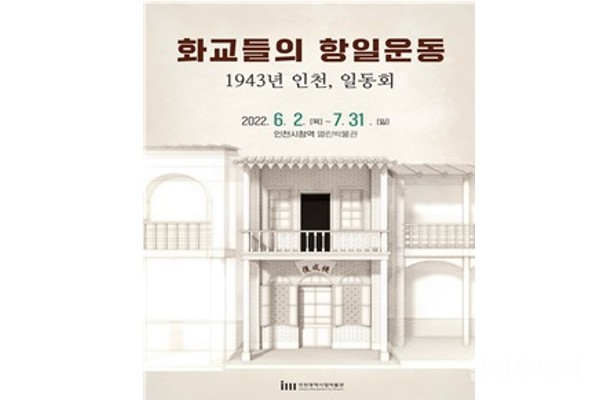 인천시청역 열린박물관 전시 '화교들의 항일운동' 포스터(사진제공 인천시립박물관)