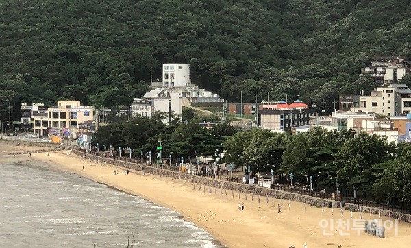 인천 강화군 남단 동막해변 전경