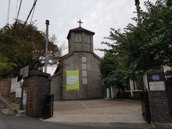 1891년 한국 최초의 성공회 성당인 인천 내동교회의 모습.(사진제공 대한성공회 서울교구)