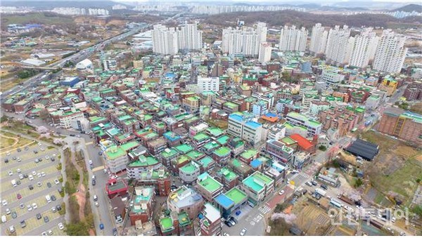 2022년 새 정부 첫 도시재생사업 선정지 남동구 남촌마을(사진제공 인천시)