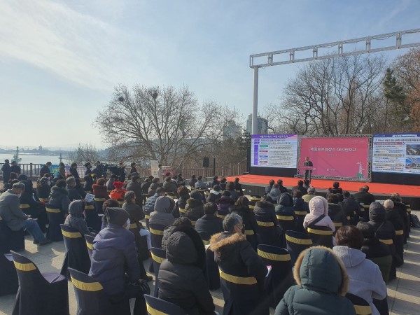 인천시는 1일 중구 자유공원 광장에서 ‘제물포르네상스 프로젝트 추진계획 대시민 보고회’를 개최했다.