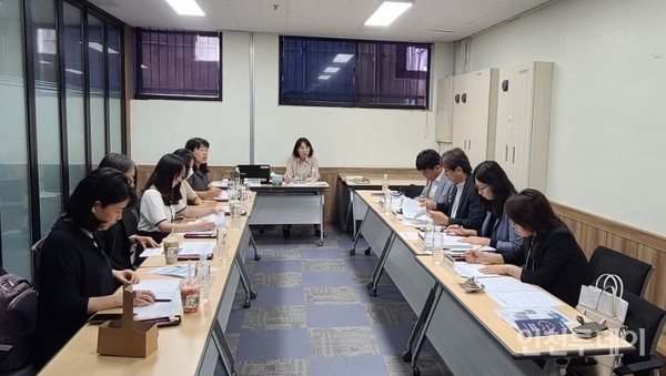 인천시교육청과 인천교사노조가 지난 5일 정책협의회를 진행했다.(사진제공 인천교사노조)