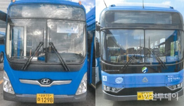 인천의 버스.(인천투데이 자료사진)