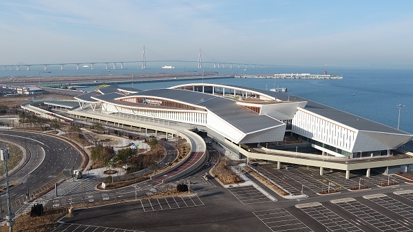 송도국제도시(9공구) 인천항 신국제여객터미널 전경