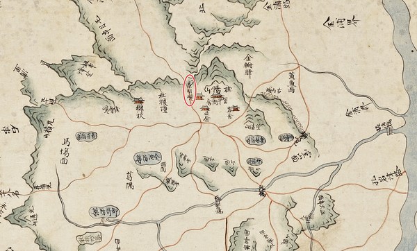 해동지도(1724~1726, 규장각한국학연구원).