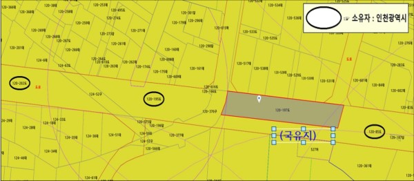  부개동 120-197번지 일대 지도.