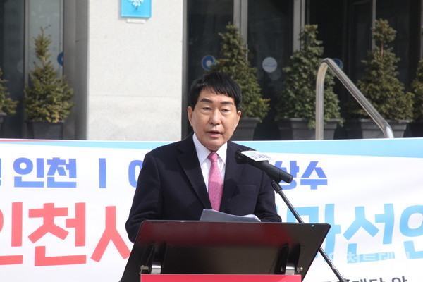 22대 총선 출마를 선언한 안상수 전 인천시장 