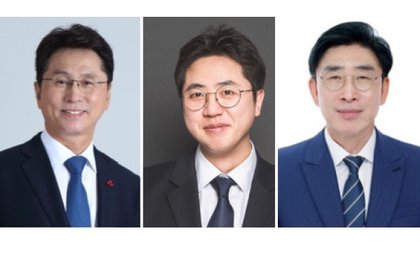 왼쪽부터 조택상 전 인천시 정무부시장, 이동학 전 민주당 최고위원, 조광휘 전 인천시의원.
