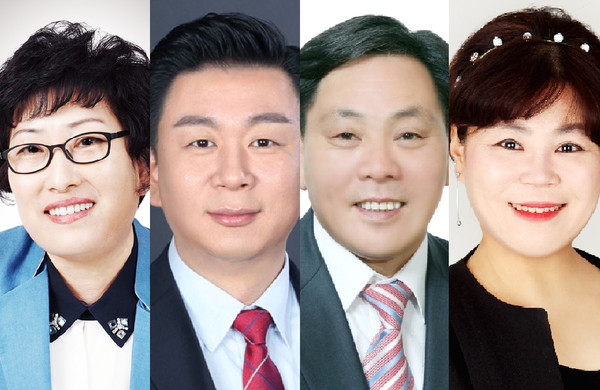 왼쪽부터 민주 서점원, 국힘 문종관, 새로운미래 조영규, 개혁신당 박소원