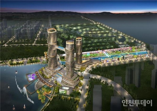 송도 워터프런트 남측 연결수로 개발사업 조감도. (사진제공 인천경제자유구역청)