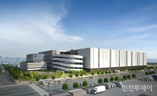 인천신항 콜드체인 클러스터 내 초저온 복합물류센터 조감도(사진제공 인천경제청)