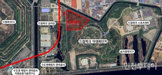 인천3호선 송도검단선 차량기지 위치도.(출처 인천시)