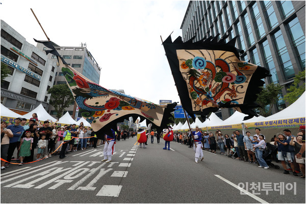권순식 축제위원장이 2023년 부평풍물대축제에서 촬영한 사진. (사진제공 권순식 축제위원장)
