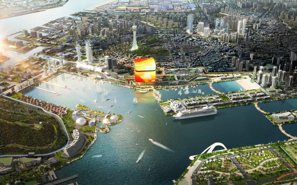 인천내항 1·8부두 재개발사업 조감도.(사진제공 인천항만공사)