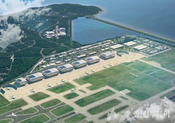인천공항 첨단복합항공단지(항공정비단지) 조감도.(사진제공 인천공항공사)