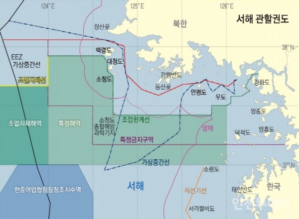 [서해평화 가능한가①] 중국의 도발 구조물이 노리는 서해 지도
