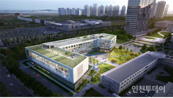 인천 송도 항공우주산학융합원(옛 인천산학융합원) 조감도 (사진제공 인하대)