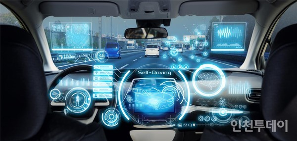 자율주행, 커넥티드카 예시 (사진제공 인천시)