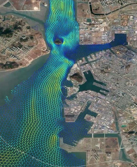 인천항 조류정보 시각화 자료.