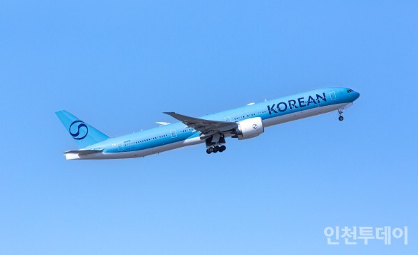 대한항공 B777-300ER 항공기(사진제공 대한항공).