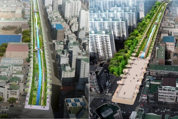 굴포천 복원 조감도.(자료제공  부평구)