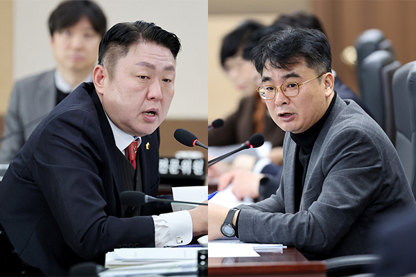 왼쪽부터 신충식, 조현영 인천시의원. (사진제공 인천시의회)