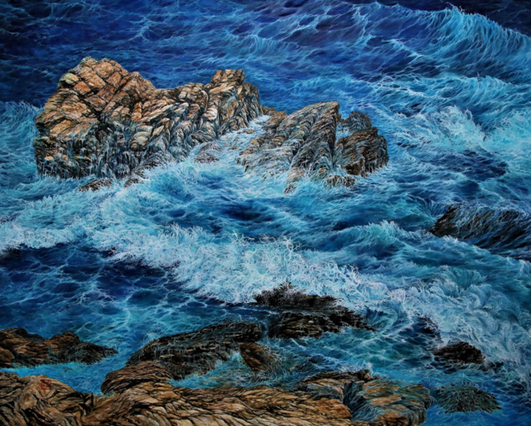 송해석 작가 작품 '파도Ⅱ(기다림)'