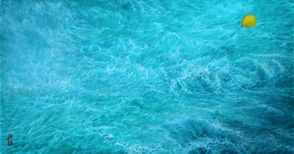 송해석 작가 작품 '파도(풍선여행)'