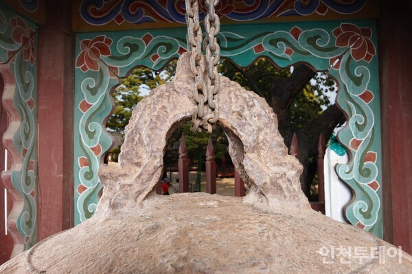 전등사 철종 용뉴. 사진 출처: 국가유산청