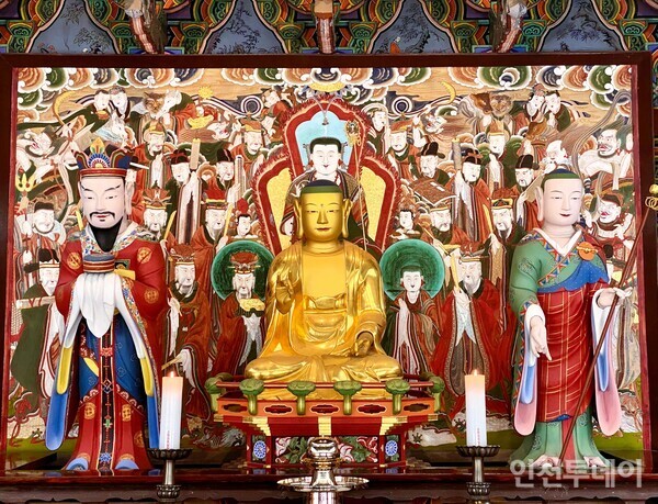 강화 전등사 목조지장보살삼존상