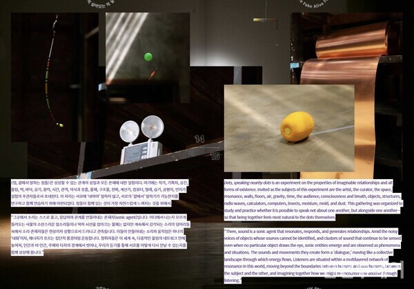 송도트라이보울, '살아있는 척' 12월 13일까지 기획전시··· 생명·존재... - 뉴스 썸네일 이미지